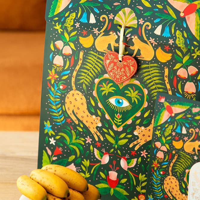 ALL THE WAYS TO SAY - Europe - Wholesale Gift Bag - Green jungle - Gift bag5