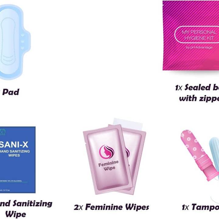 Kit U Safe - Wholesale Feminine/Menstrual Support Drops - 50-Pack Feminine Hygiene Kits – Reliable, Ready, and Easy to Share