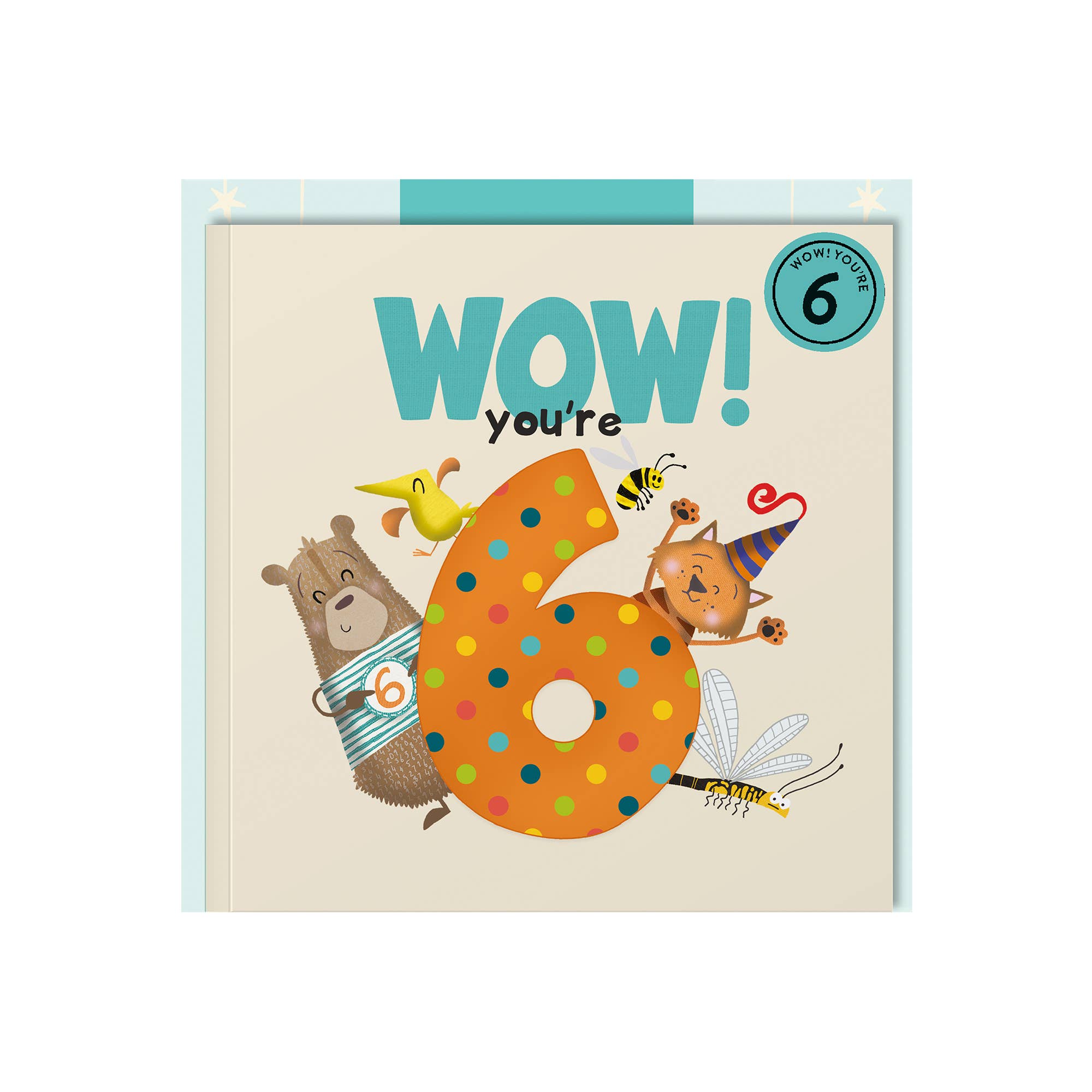 FROM YOU TO ME Gifts – wholesale Birthday card – Wow! You're 6 | Age Cards | Age Birthday Card Book | Age 6 8