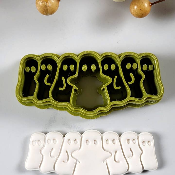 Ghost Friends Barrette Clay Cutter voor wholesale door Olive the Stuff