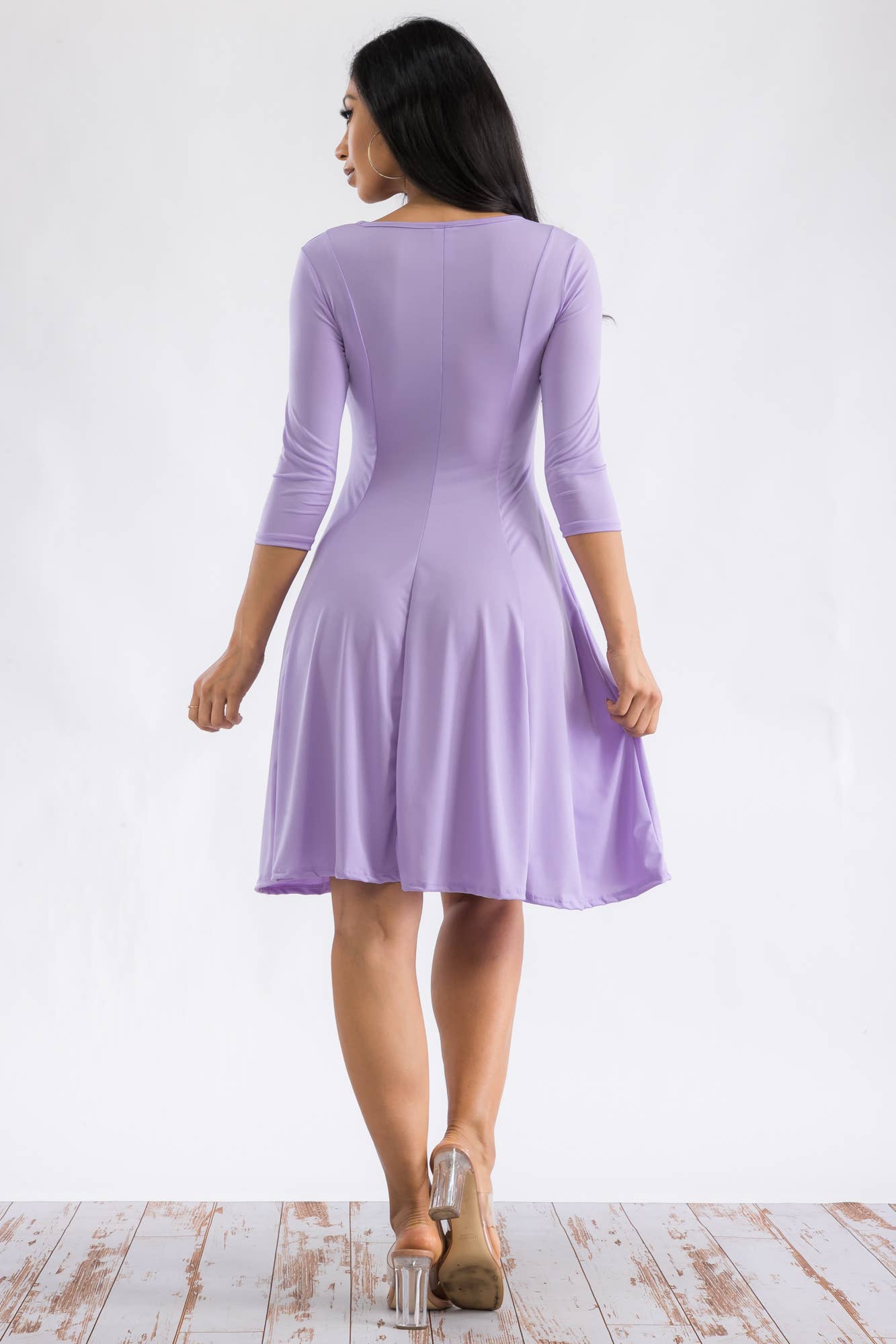 H&H Fashion Inc. – Großhandel Kleid – Damen – HH711X-SL - Langärmliges Tunikakleid3