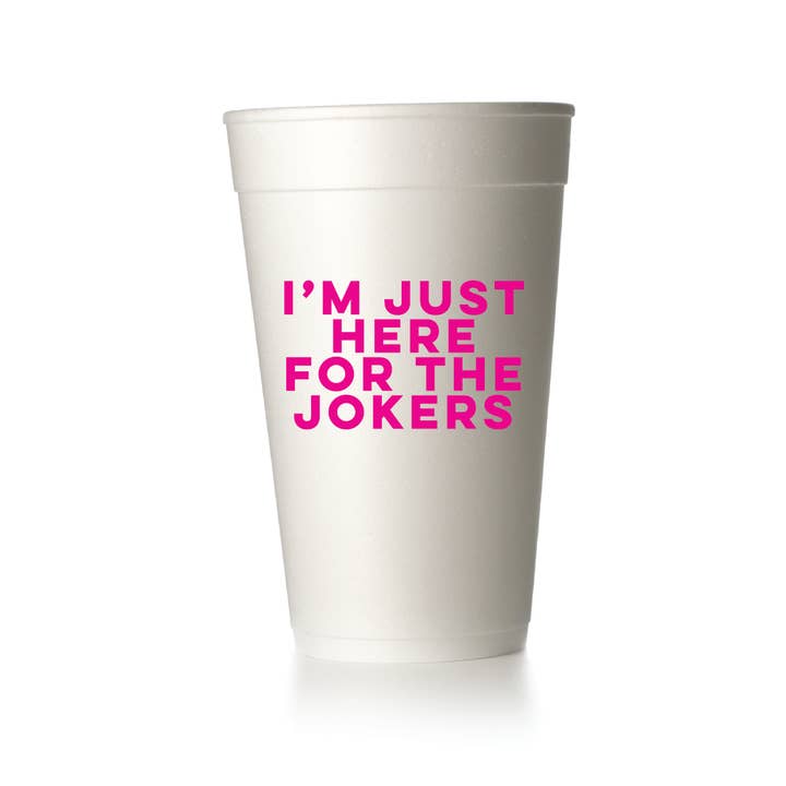 Just Here for the Jokers Cups for wholesale by MADdesign