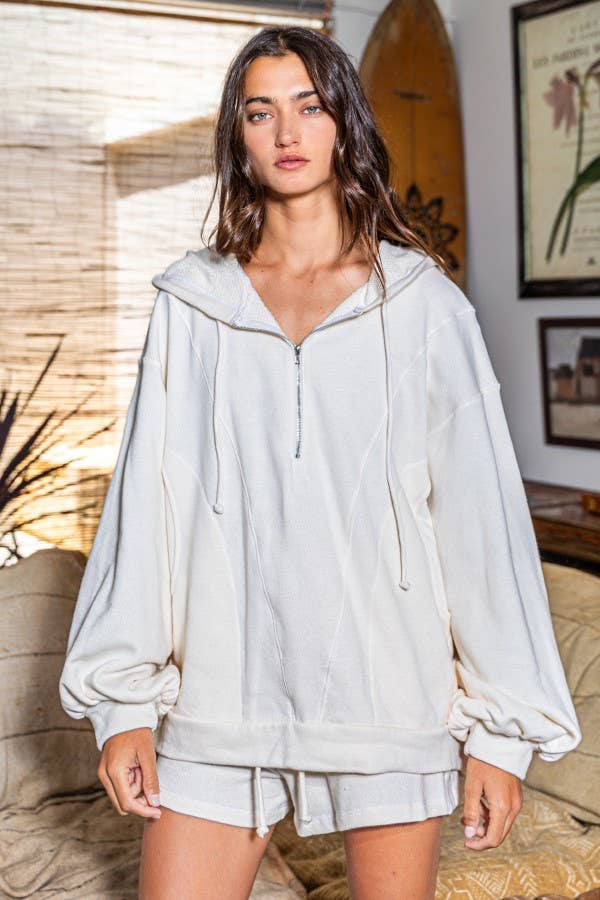 BUCKETLIST INC - Wholesale Hoodie - Women's - T1173A Zip-up French Terry Pullover Hoodie Jacket10