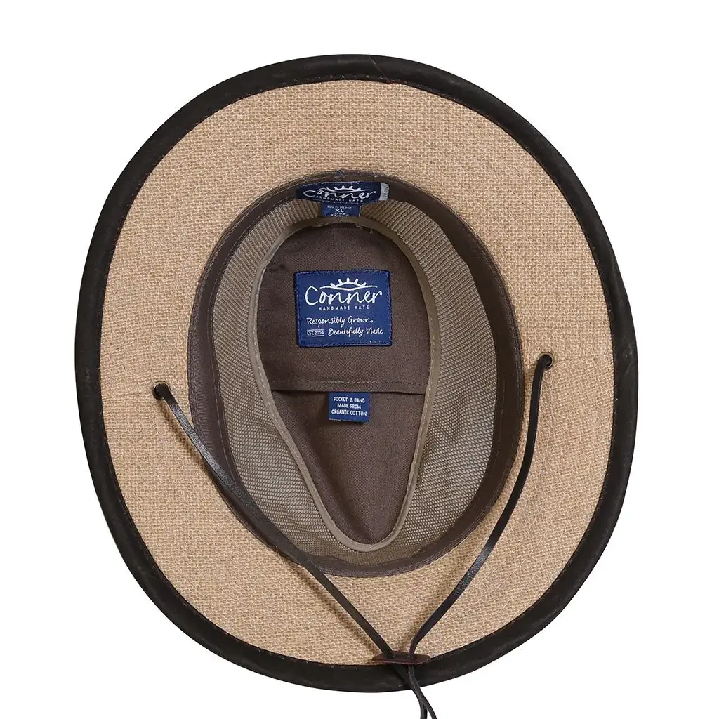 Camel Nathan Hemp Mesh Hat for wholesale on Faire1