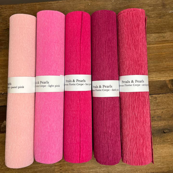 Petals and Pearls Design - Wholesale Ribbon - Gift Wrapping - Pinks 160g Assortment Pack