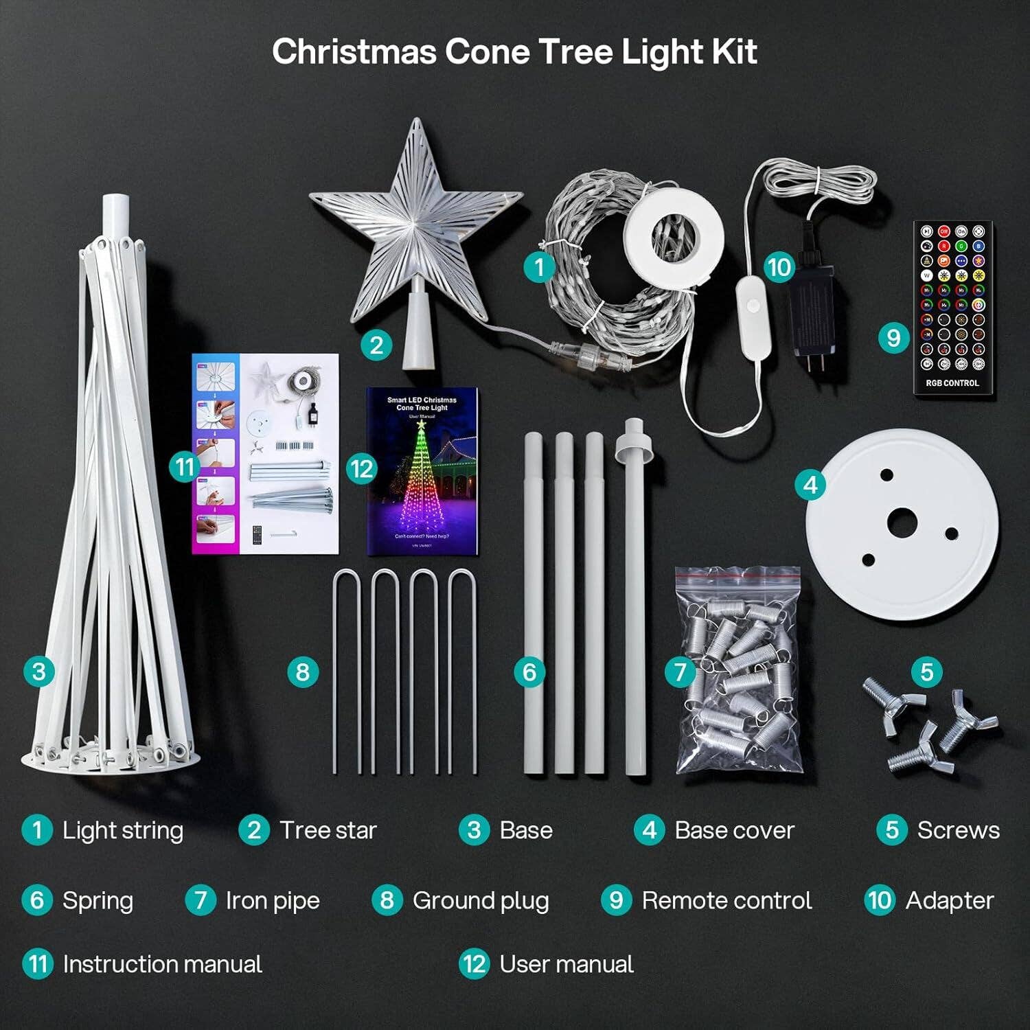 Perfect Holiday - Wholesale Outdoor/Lawn Light - Color Changing LED Lights String Christmas Tree Outdoor10