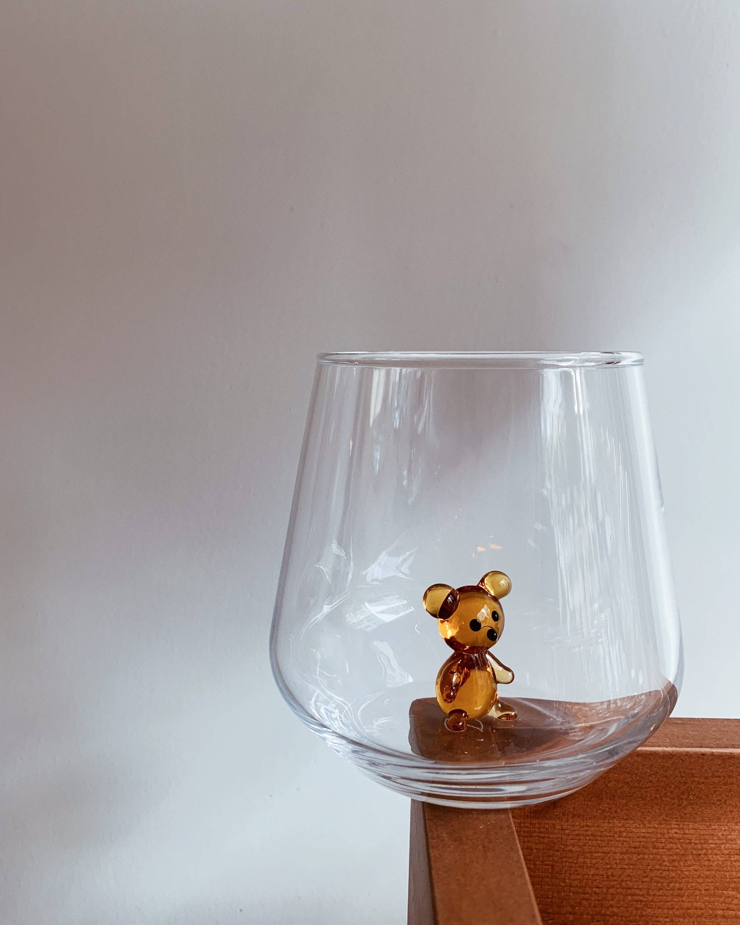 MINIZOOUSA - Wholesale Drinking Glass/Cup - Teddy Bear Figurine Drinking Glass 4