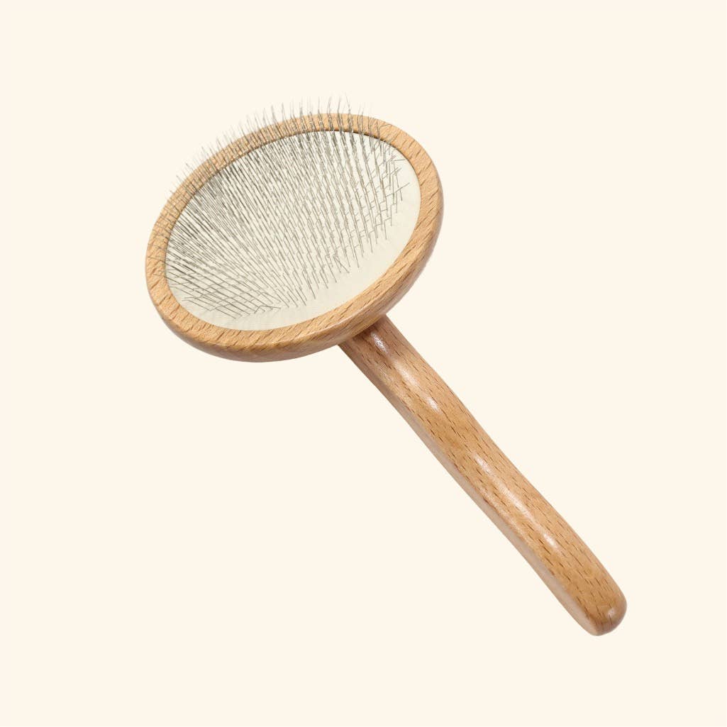 Love My Human - Vente Brosse – chat et chien - Brosse en bois arrondie - Love My Human1