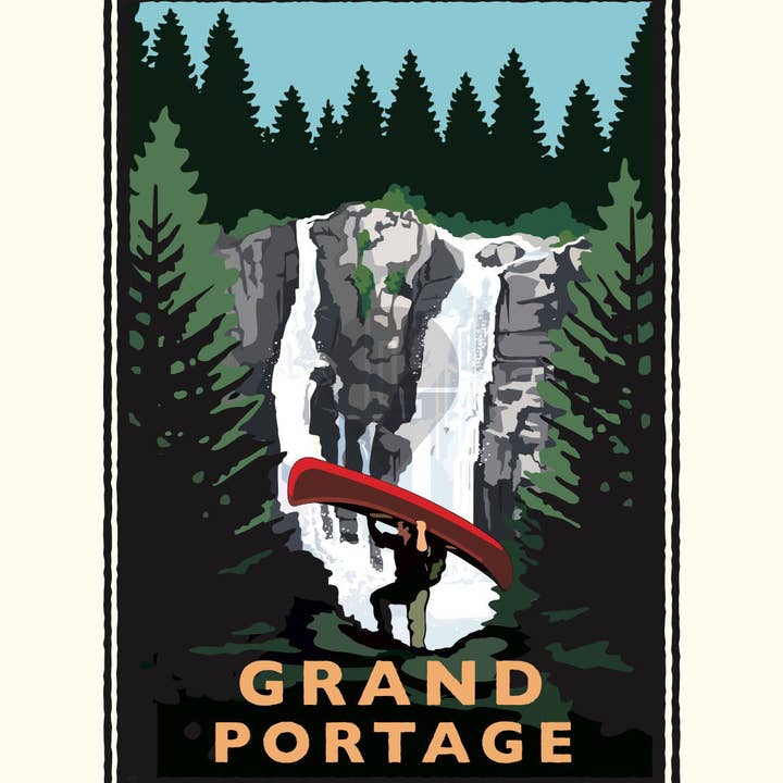 Landmark MN | Grand Portage North Shore Art Print for wholesale by Legendary Landmark Art Prints