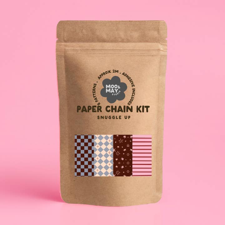 Accoccolati | Kit Catena di Carta Decorazione Festa Moderna Tradizionale per la vendita all'ingrosso da parte di Moo and May Studio