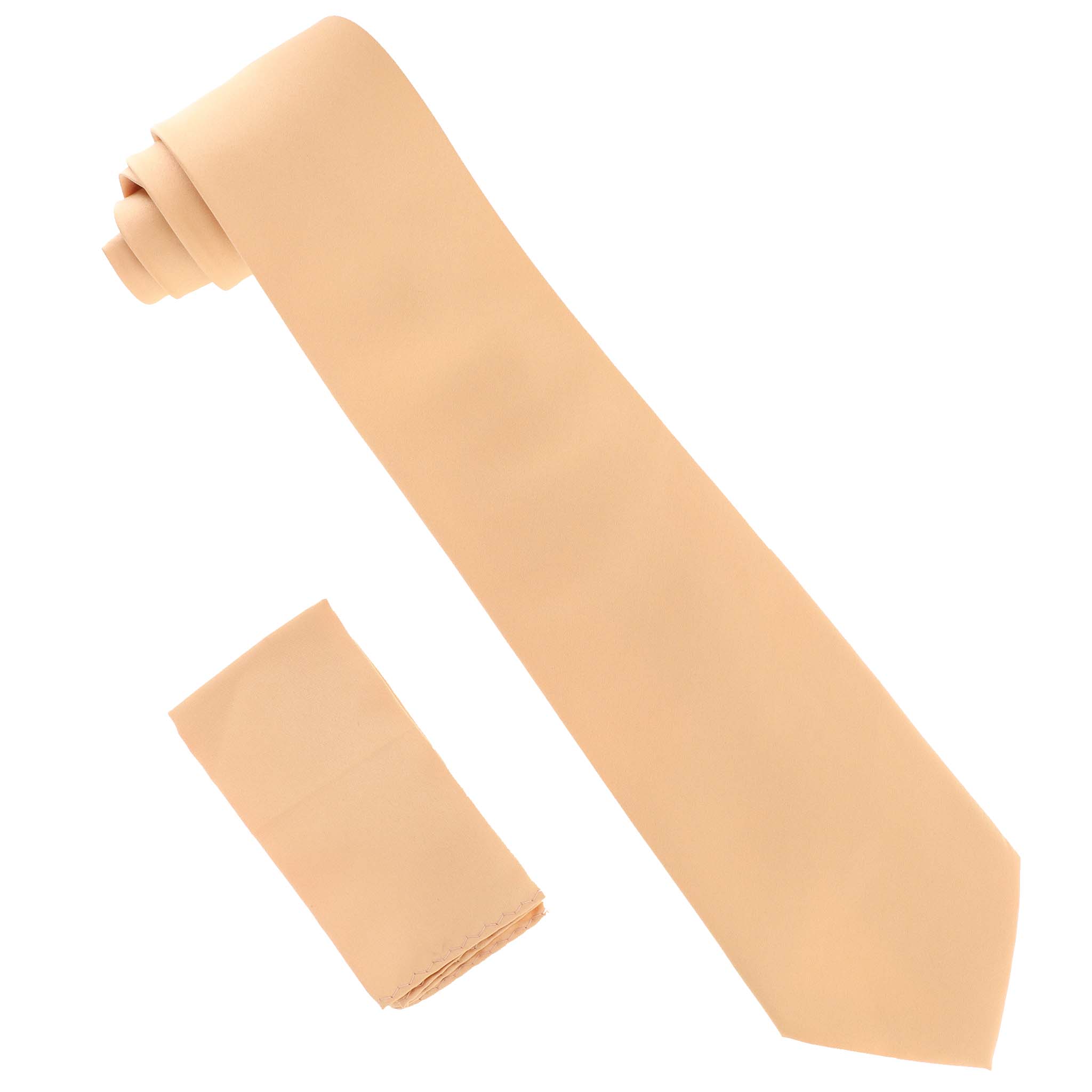 Dubal Brothers – wholesale Slipsar – Herr – Vittorio Farina Solid Satin slips & Pocket Square av Classy Manschettknappar10