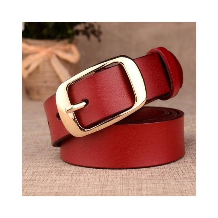 Sheer Trend - Wholesale Belt - Women's - Genuine Leather Cowhide Fashion Versatile Women's Belt10