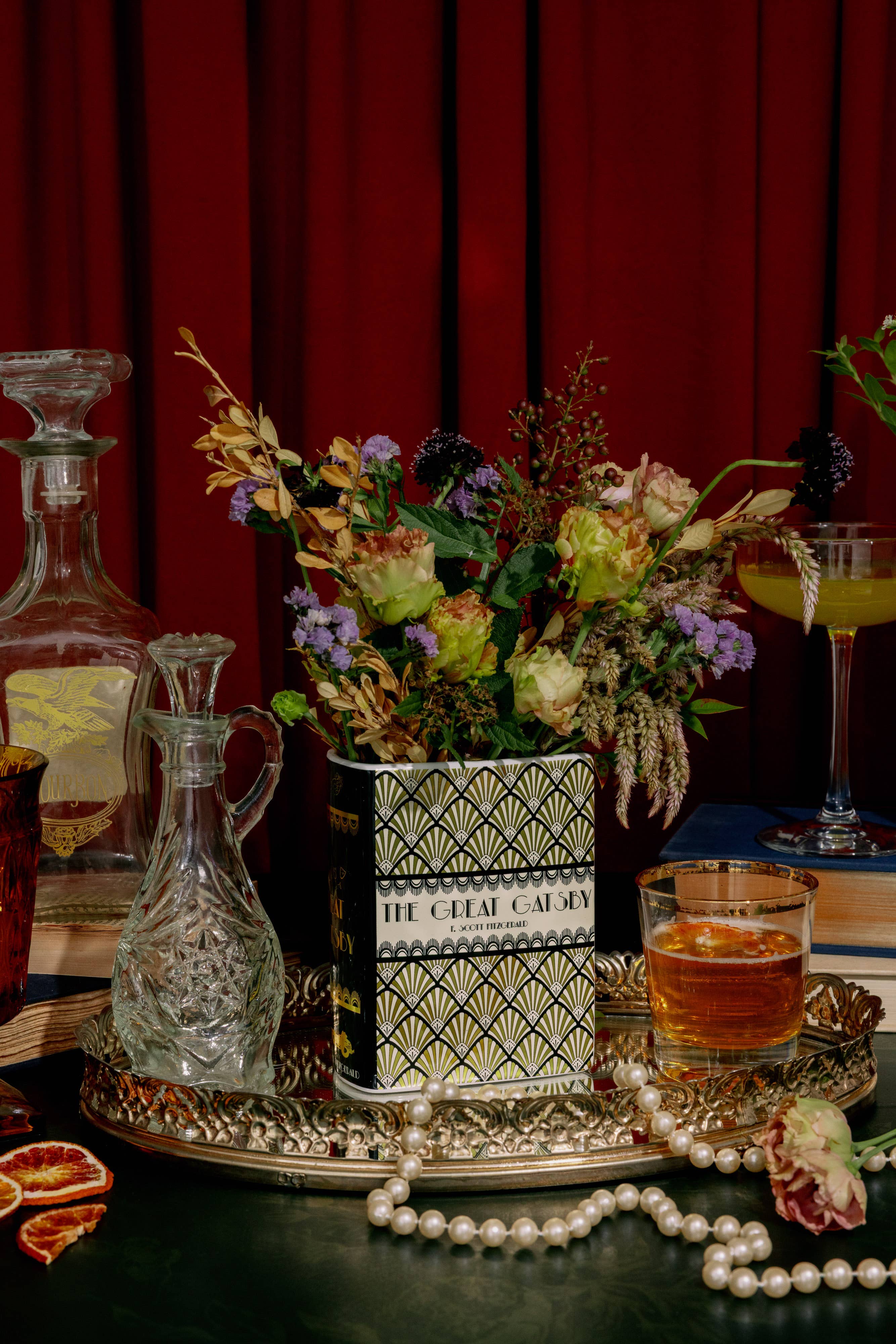 Steel Mill and Co. - Wholesale Vase - Small Book Vase, Great Gatsby2