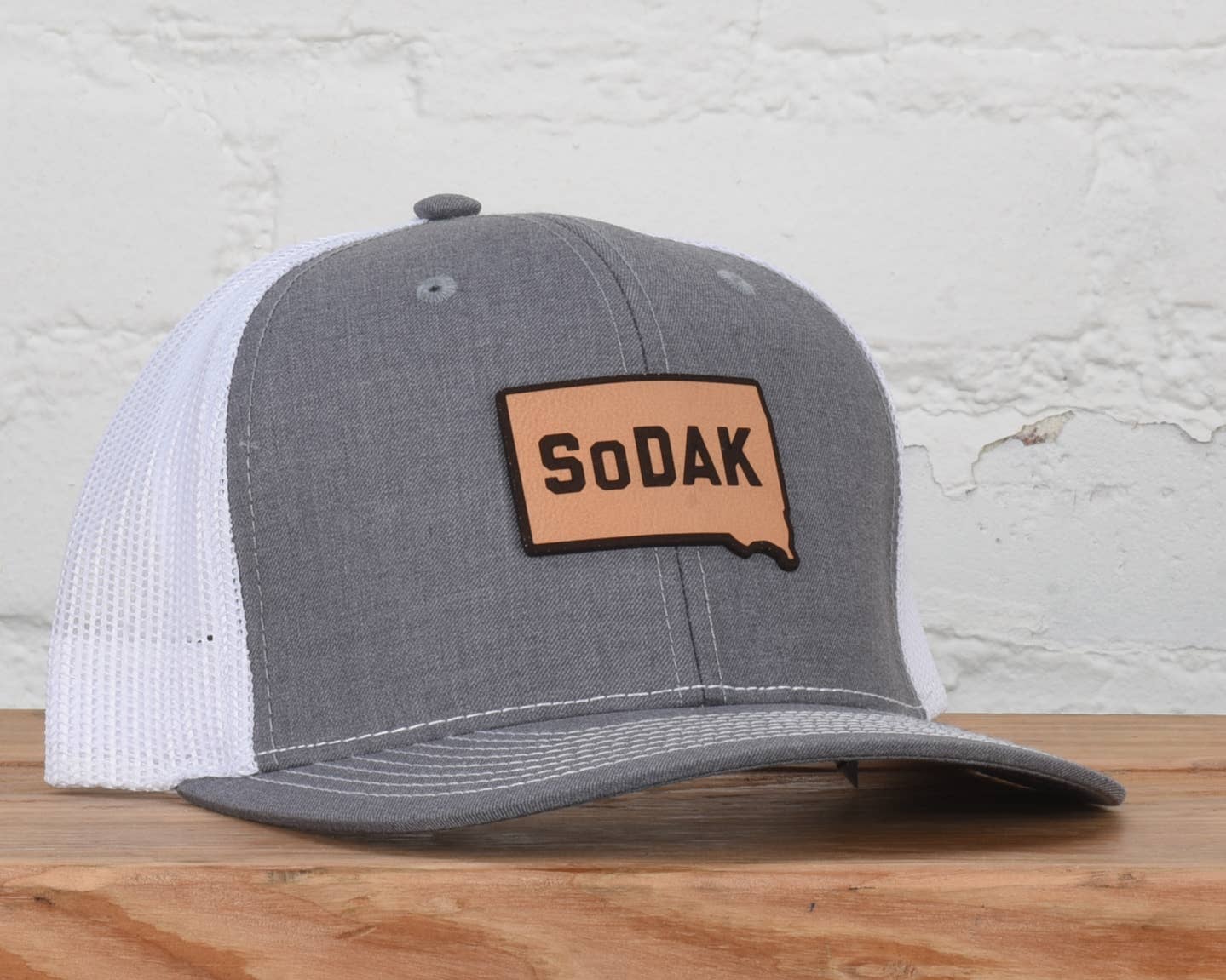 Classic State - Wholesale Trucker Hat - Unisex - South Dakota SoDak Leather Patch Snapback Hat5