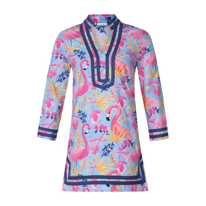 Flock fest Flock Party Langærmet Cabana Kjole, Dame for engroshandel på Faire