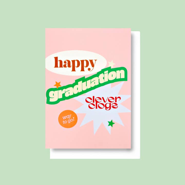 Grad Clever Clogs Card for wholesale by Good Thanks Paper