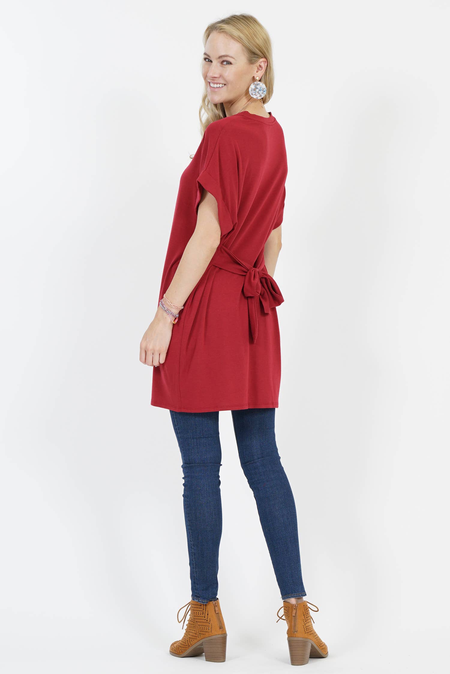 42POPS - Wholesale Tuniek - Dames - ...SI-10302 Omkeerbare Tuniek met Tailleband6