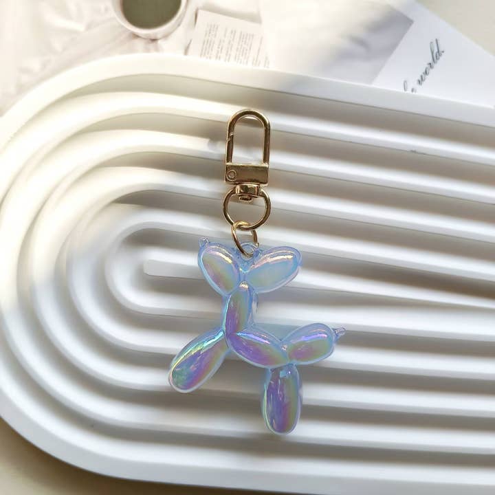 MKS America - Wholesale Keychain - Women's - Jelly Balloon Dog Keychain Bag Pendant3