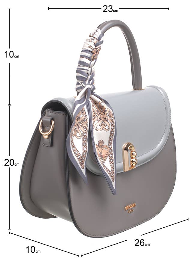 Bessie London - Vendita all'ingrosso Borsa con manico - Donna - BORSA A TRACOLLA CON PATTA E MANICO SUPERIORE URBAN SCARF3