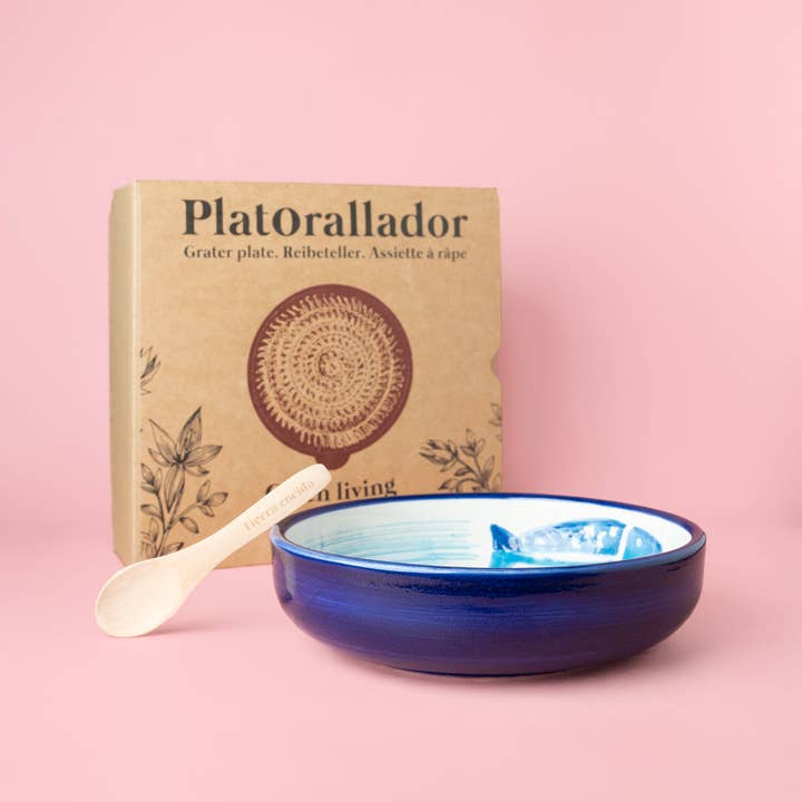 Alfar Tierra Cocida - Wholesale Grater - Large Pottery Grater Plate – Includes Gift Spoon / TUNA