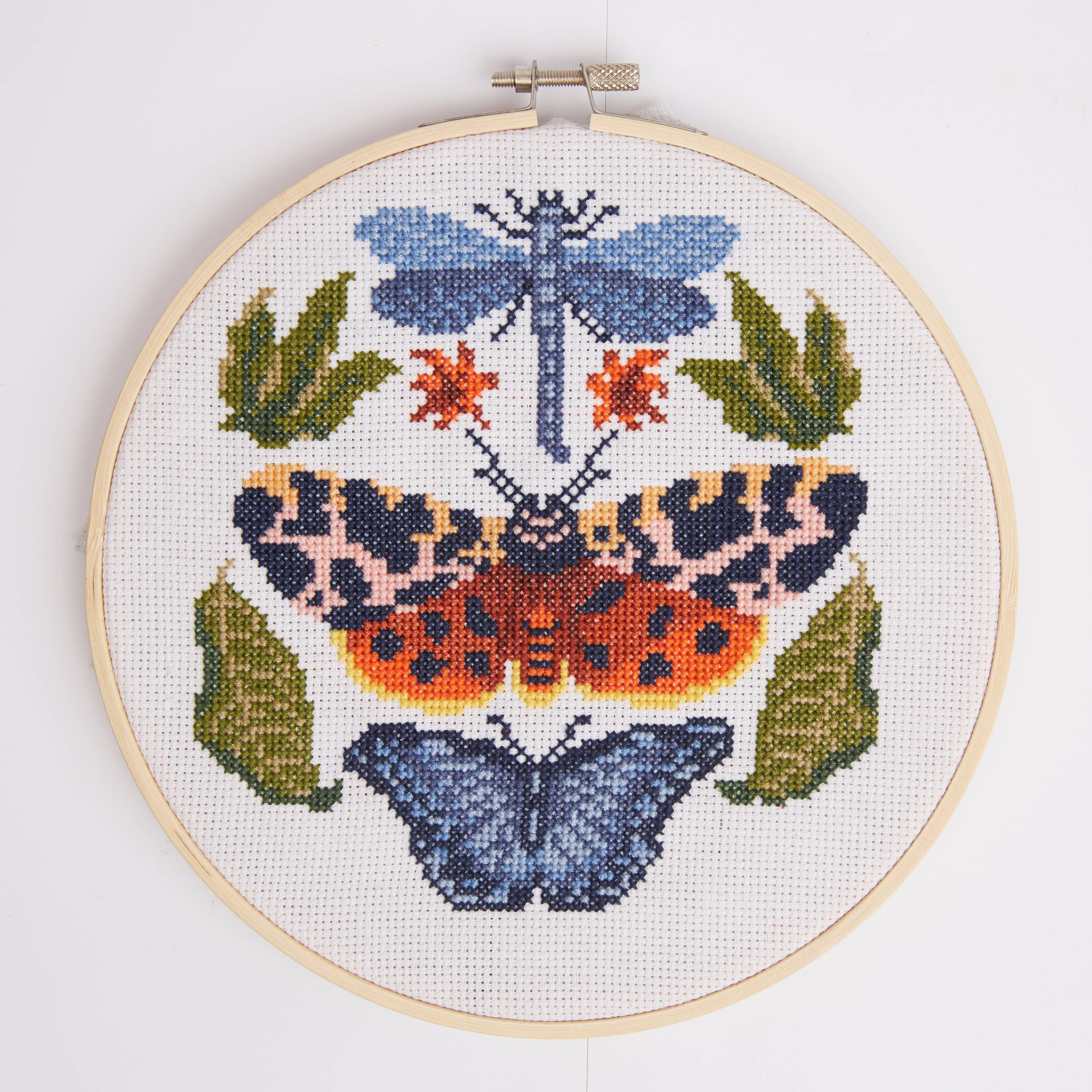 West Design Products - Wholesale Embroidery/Cross Stitch Supplies - RHS Cross Stitch Kit, Garden Tiger Moth 8", Cross Stitch Kit5