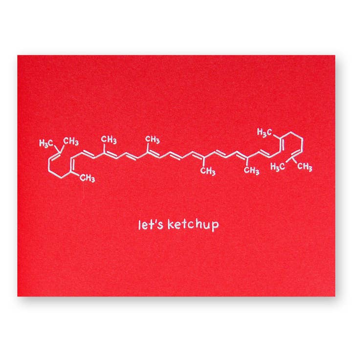 Let's Ketchup Carte pour la vente par The Chemist Tree