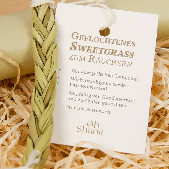 Oh Shanti - Wholesale Sage Bundle - Sweetgrass for smoking (2 pieces)
