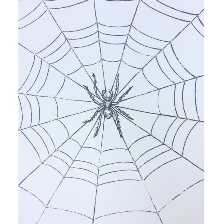 Spider Web Halloween Card for wholesale by Lumia Designs