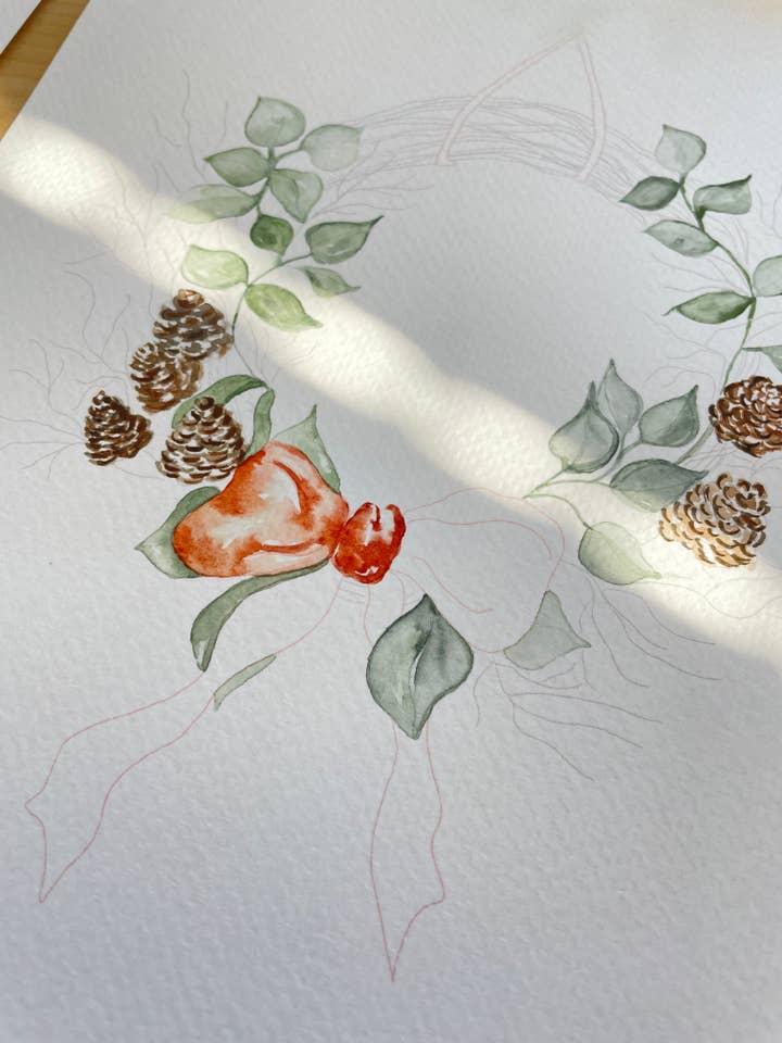 DIY watercolor postcard set ~ Winter edition for wholesale by StudioReta