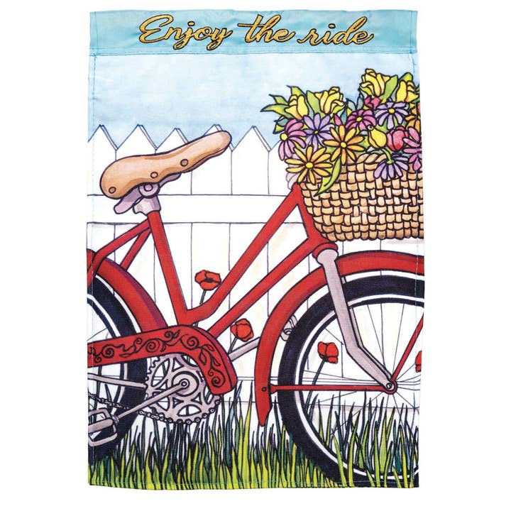 😲 ENJOY THE RIDE DOUBLE APPLIQUE PLUS GARDEN for wholesale by Dicksons