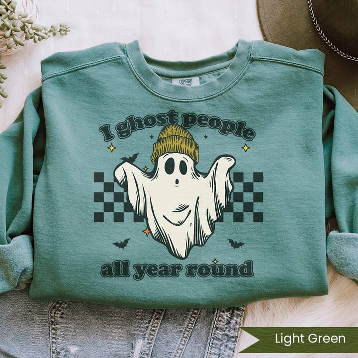 Ghost People All Year Checker Angustiado para venta al por mayor de Wildflower Apparel Co.