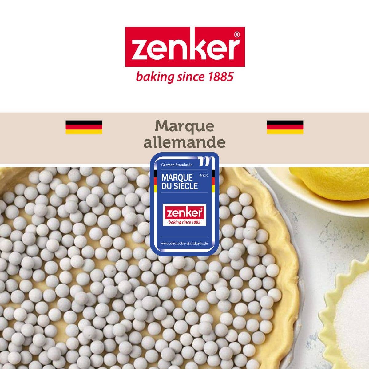 Zenker - Wholesale Baking Dish - Cooking balls for shortcrust pastry7