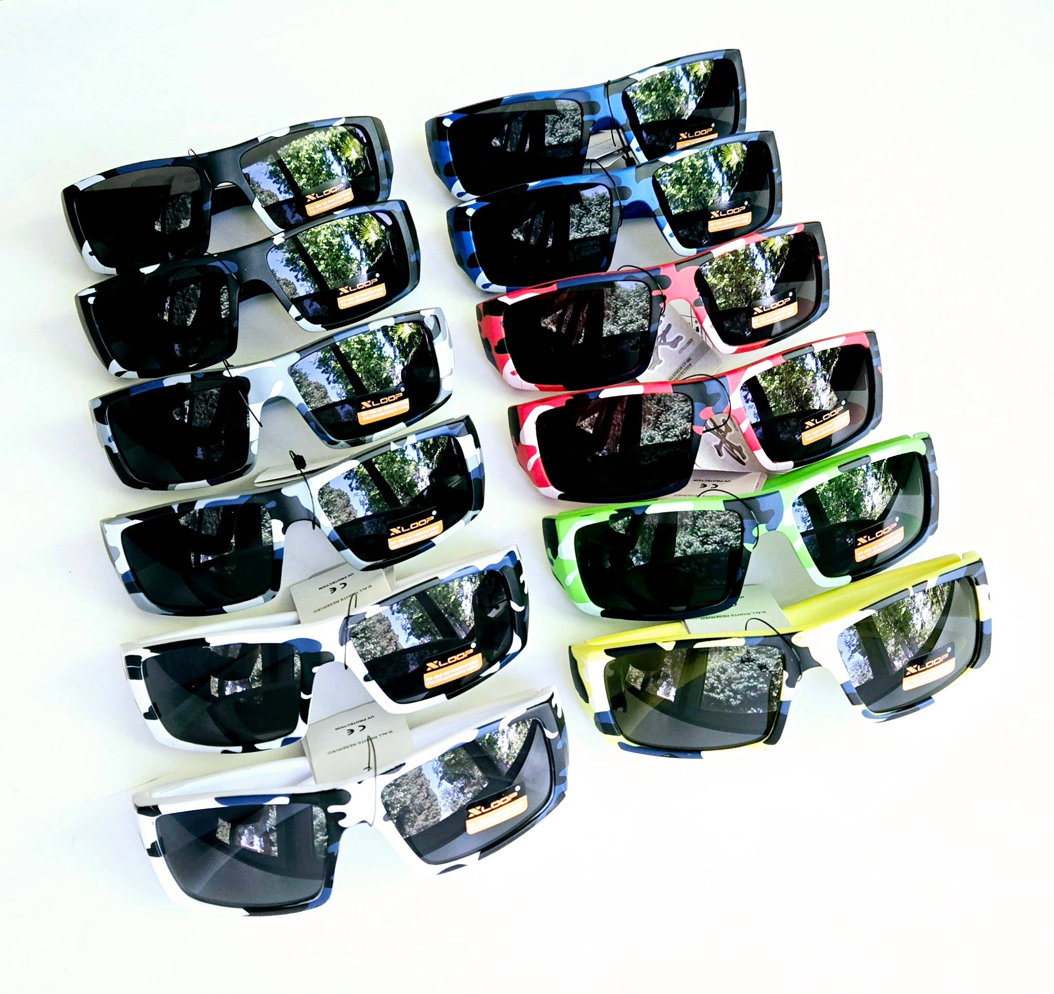 Fiona Accessories – wholesale Solglasögon/glasögon - Barn – Solglasögon för barn, födelsedagsfestfavoriter, kamouflageblandning1