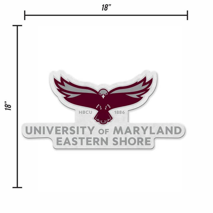 Rico Industries - Wholesale Sign - NCAA Maryland-Eastern Shore Hawks Shape Cut Pennant4