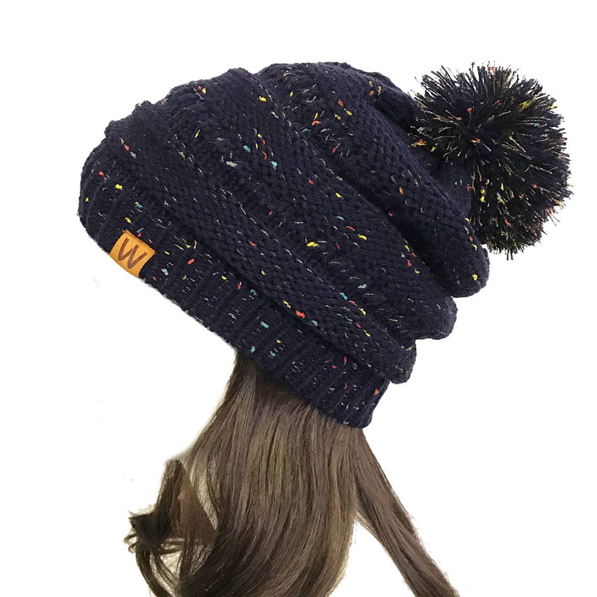 Wrapables.com - Wholesale Beanie - Women's - Wrapables Warm Knit Confetti Beanie with Pom Pom16