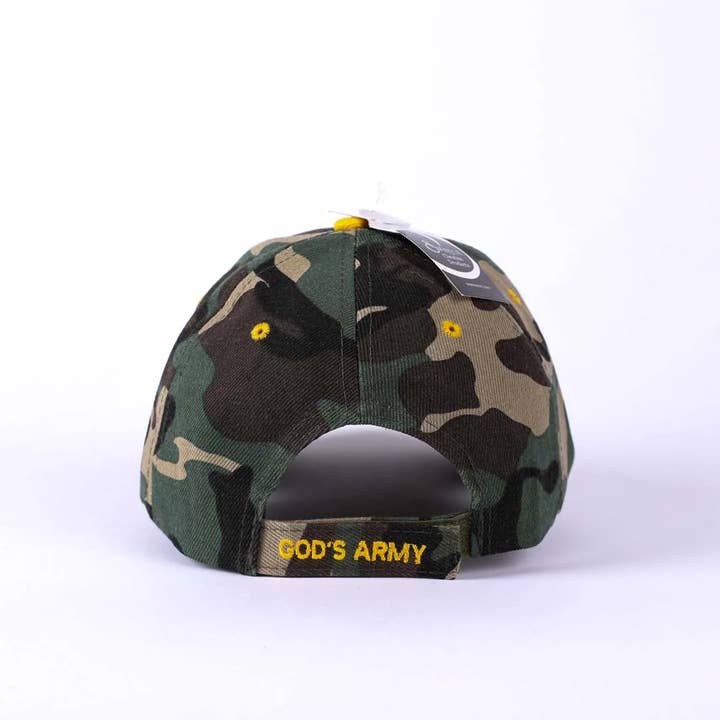 Swanson Christian Products - Wholesale Baseball Cap - Unisex - Hat - Camo - God's Army