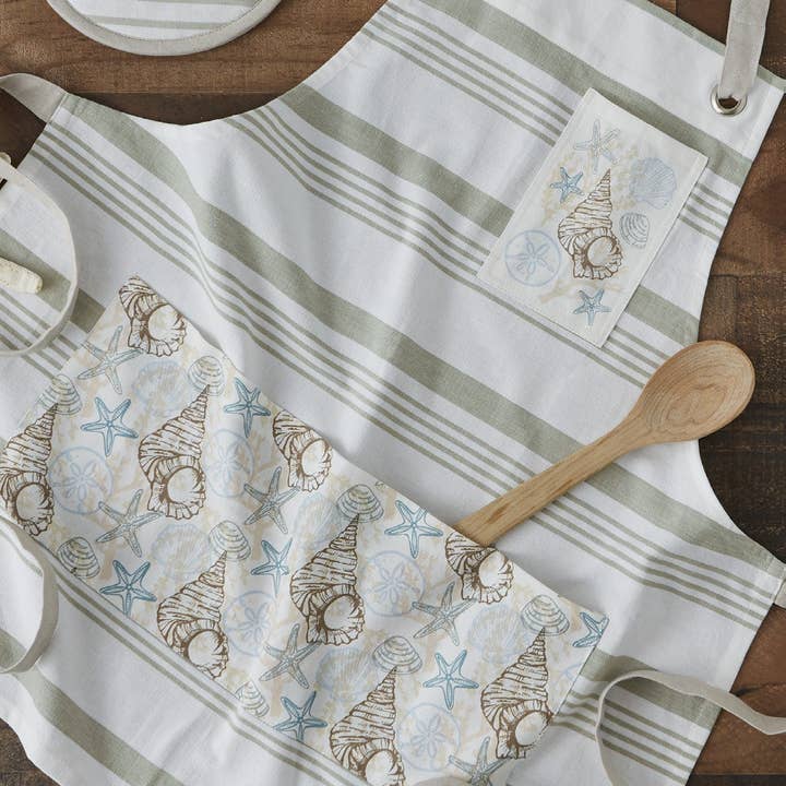 Design Imports - Wholesale Oven Mitt/Pot Holder - Seahorse Potholder Gift Set