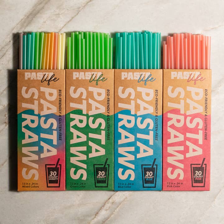 Pasta Life – wholesale Drinking straw – 30ct Pack 7.5" Pasta Drinking Straws