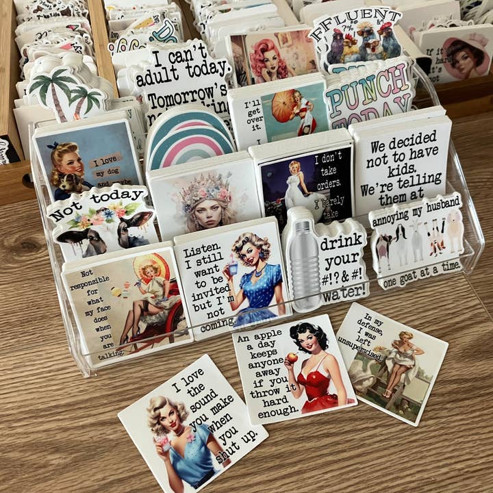 Wholesale rotating sticker display for your store