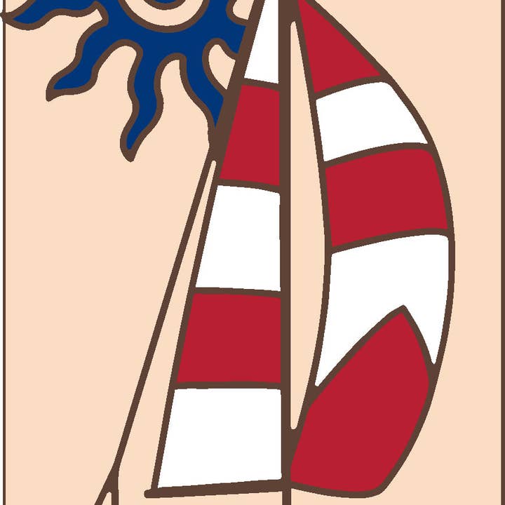 Sailboat 3x6 Tile (3093) for wholesale by Earthtones Tile