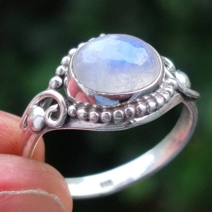 SILVER CAVE - Wholesale Single Stone/Solitaire Ring - Pack of 9 Pieces 925 Sterling Silver Rings With Gemstones7