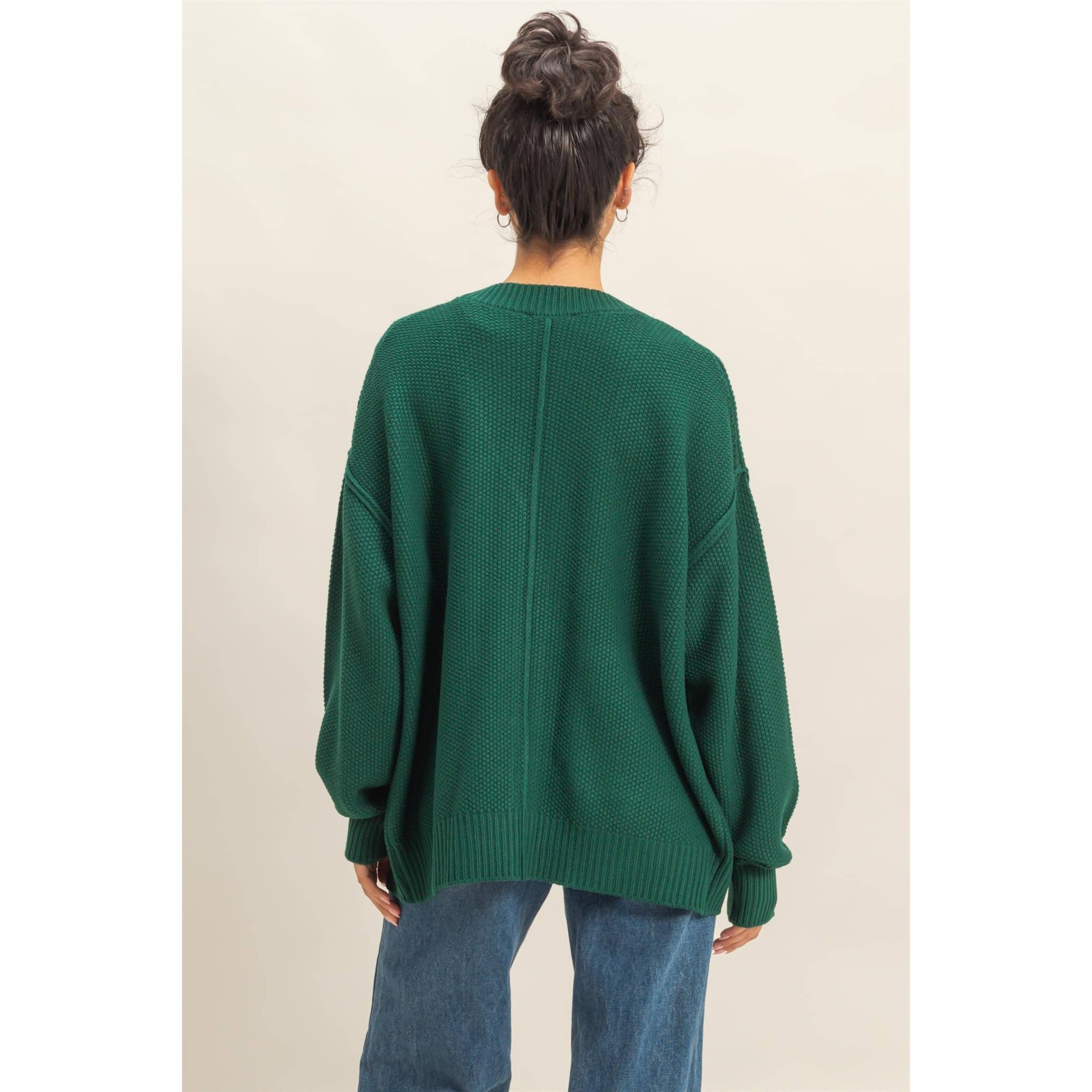 Double Zero - Vendita all'ingrosso Cardigan - Donna - Cardigan oversize con bottoni "Charm Them All"24