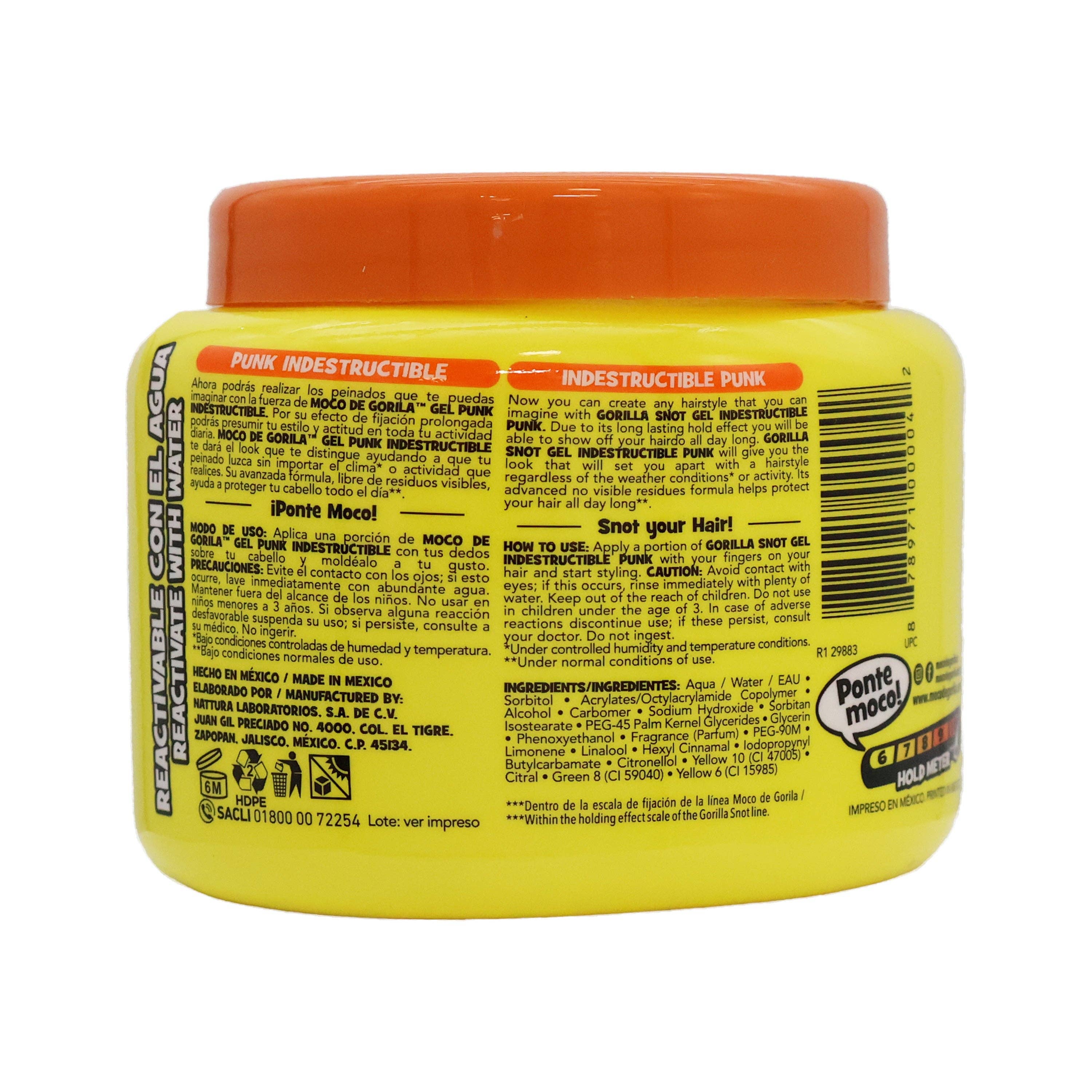 KT Supply - Wholesale Hair Styling Gel/Mousse - Gorila Moco de Gorila Punk Hair Gel, 9.52 Oz.1