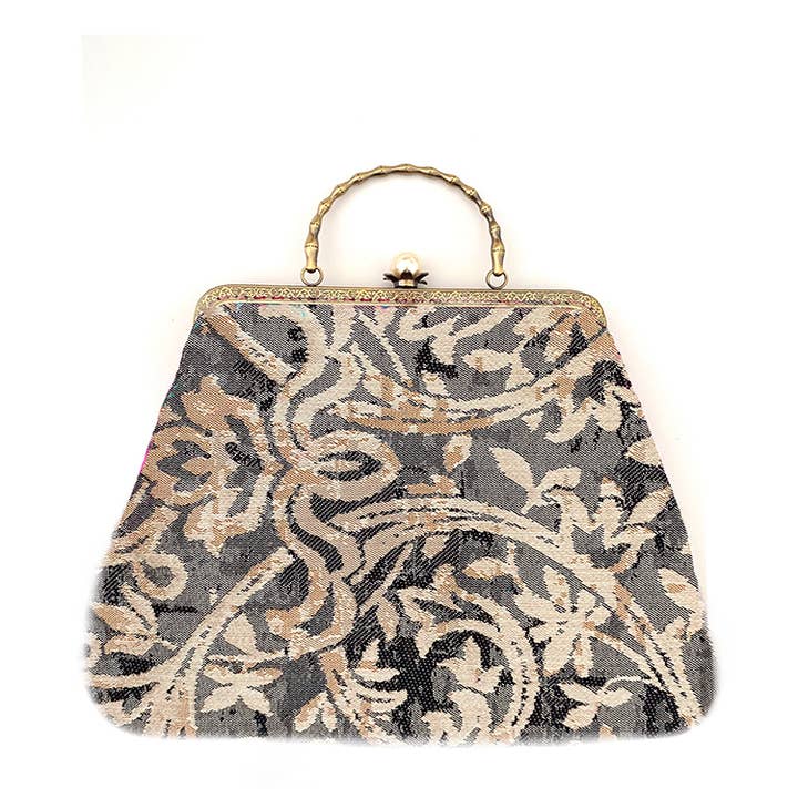 Maria Sole Rodriguez - Wholesale Clutch Bag - Women's - Bassoon Perla Medium, bag with pearl, handmade, Italy7