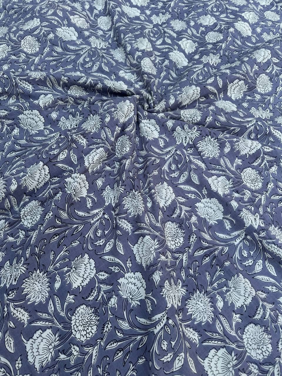 bhavnas boutique - Wholesale Fabric Paint - Floral Print Women Clothing Dressmaking Indian Cotton Fabric1