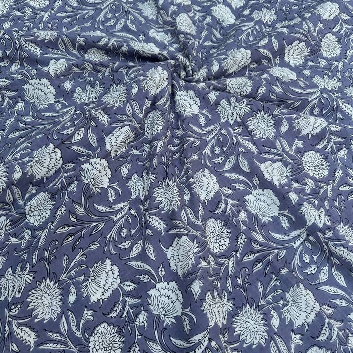 bhavnas boutique - Wholesale Fabric Paint - Floral Print Women Clothing Dressmaking Indian Cotton Fabric1