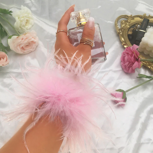 Feather Snap – wholesale Cuff bracelet – Feathersnap® ORIGINAL Ostrich Feather Cuff Bracelet Pair19