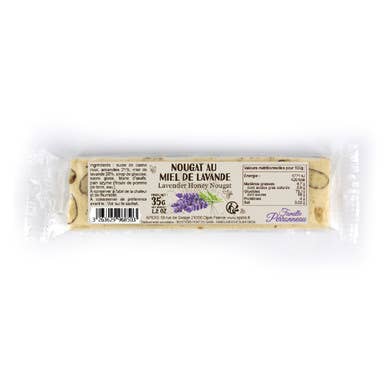 The French Farm - Wholesale Honey - Famille Perronneau White Nougat with Lavender Honey 1.2oz0