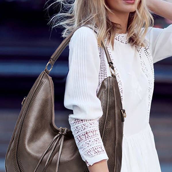 Pockets 2 Pcs Zipper Handbags for wholesale by ShieldChic