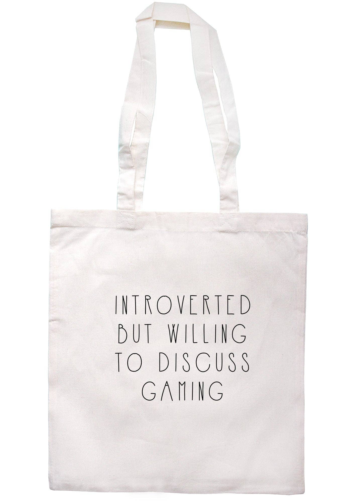 Illustrated Identity - Vente Tote bag – unisexe - Sac fourre-tout introverti mais prêt à discuter de jeu K24981